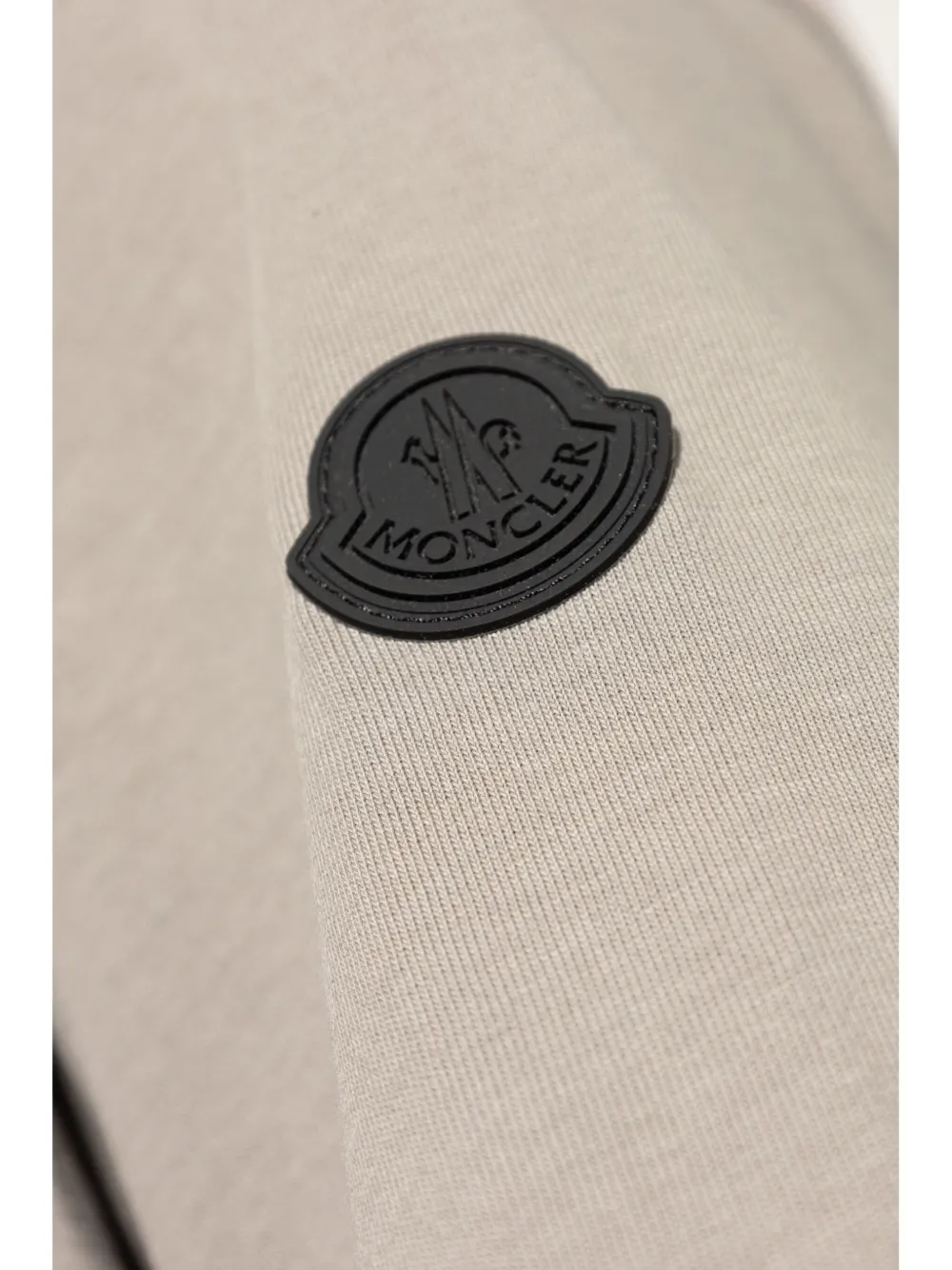 Moncler T-shirt met logopatch Grijs