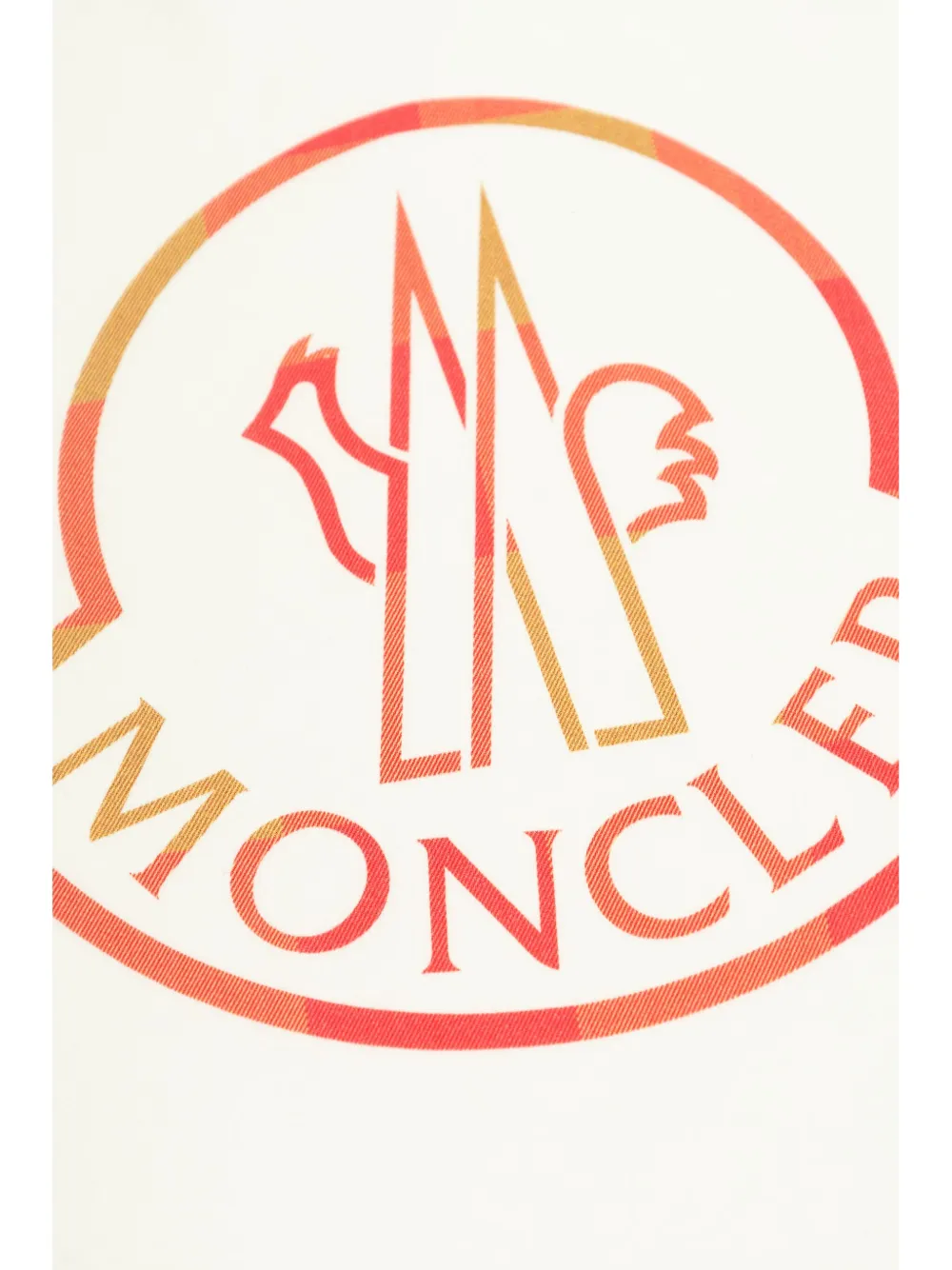 Moncler Enfant T-shirt met logoprint Wit