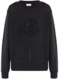 Moncler crystal-embellished sweatshirt - Black