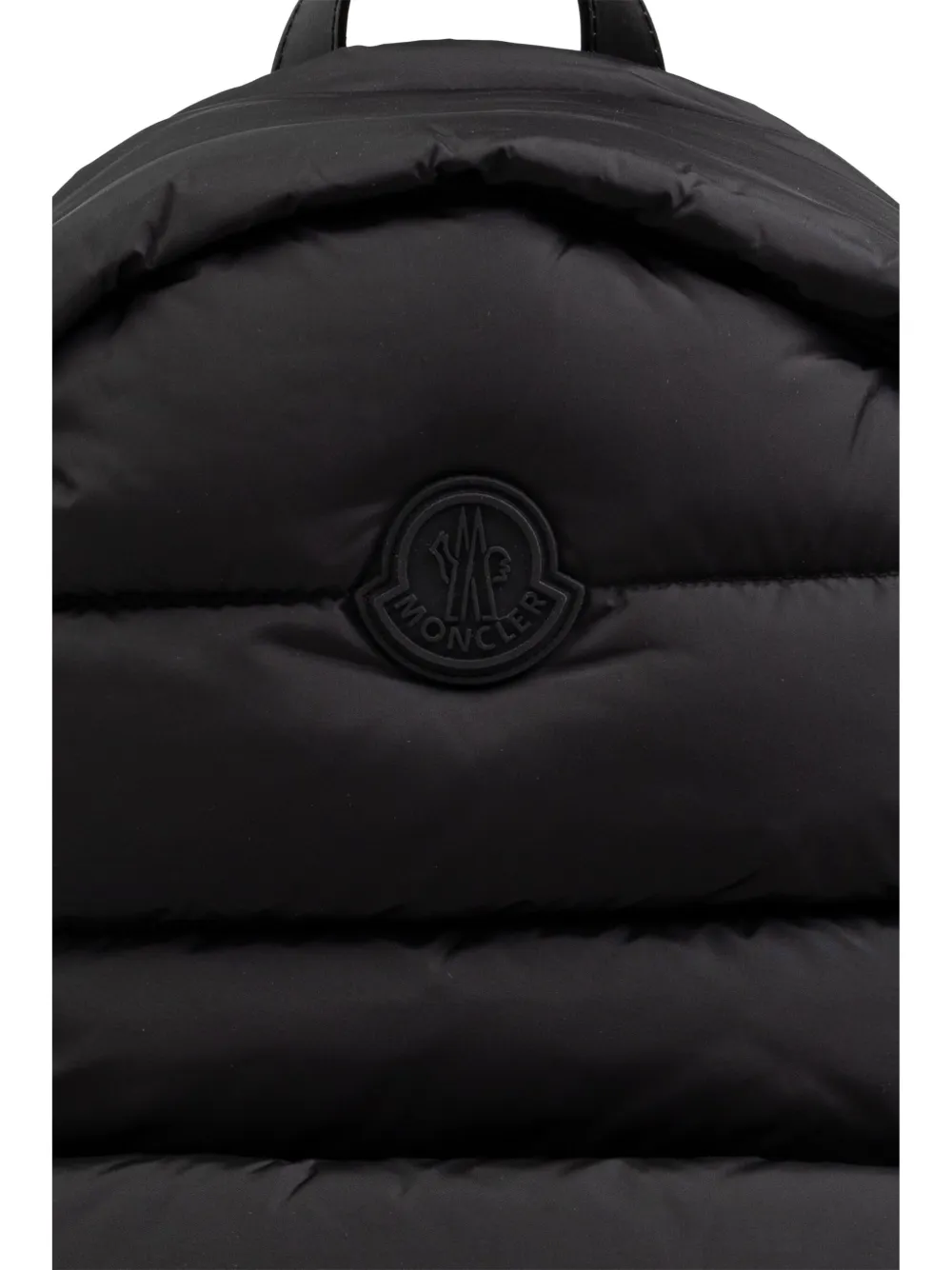 Moncler Logo Backpack Black FARFETCH AE