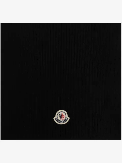 Moncler Schal mit Logo-Patch