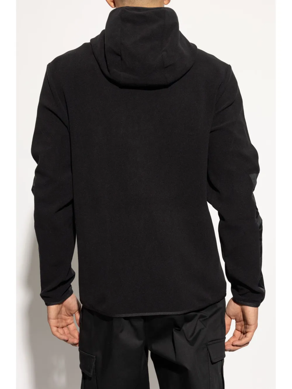 Moncler Hoodie met logopatch Zwart