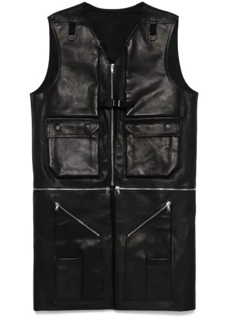 Rick Owens Utility leather vest