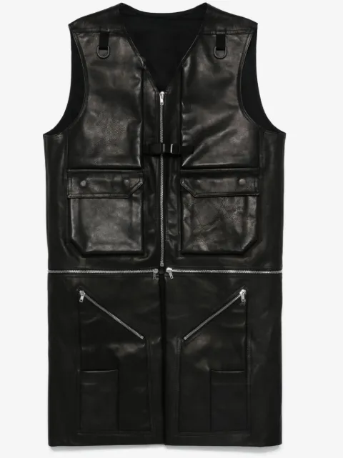 Rick Owens Utility leather vest