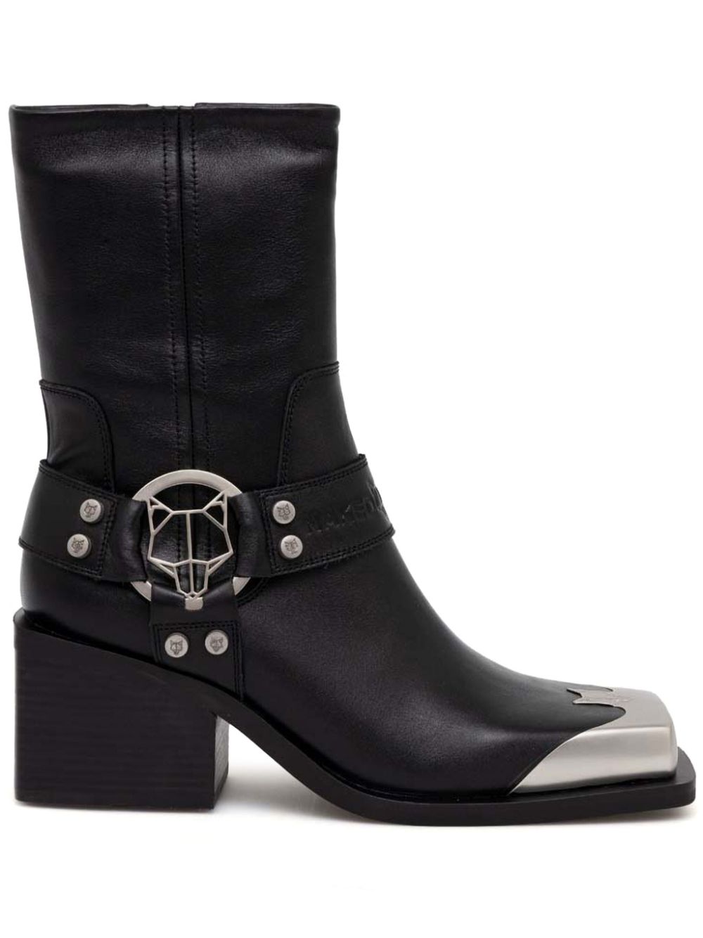 NAKED WOLFE 75mm Knight ankle boots Black