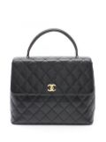 CHANEL Pre-Owned 2000-2002 Caviar Kelly Top Handle Bag handbag - Black