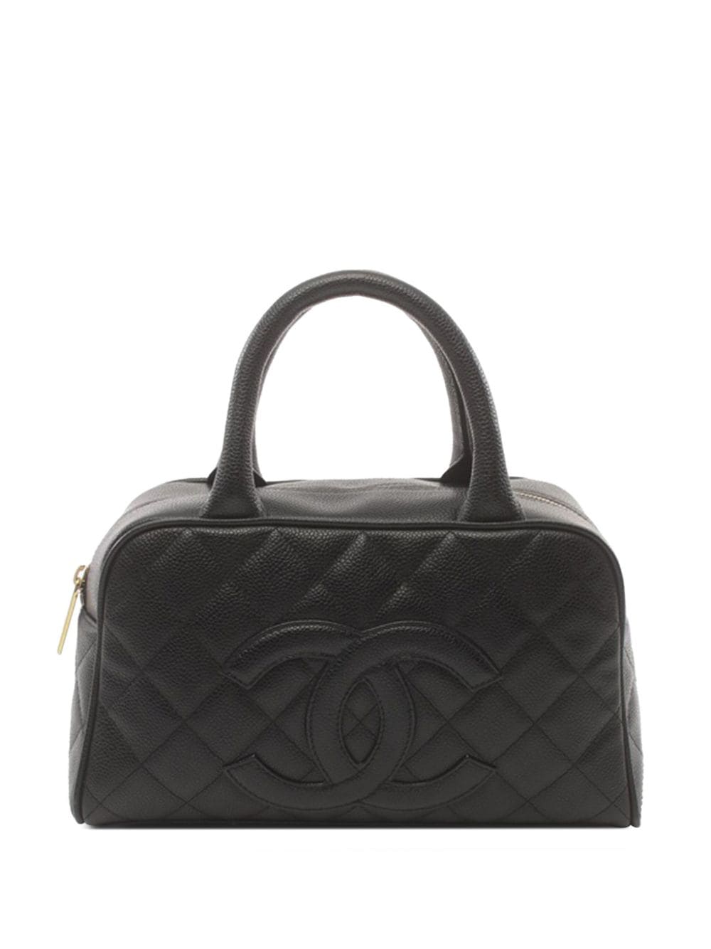 2003-2004 CC Quilted Caviar Bowling Bag handbag