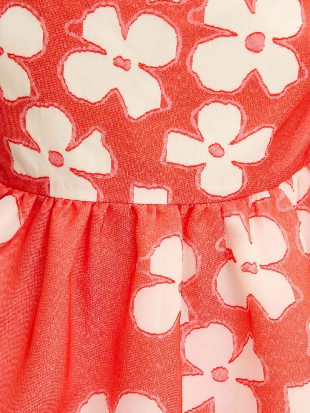 Stine Goya Square-neck Floral-pattern Blouse In Pink