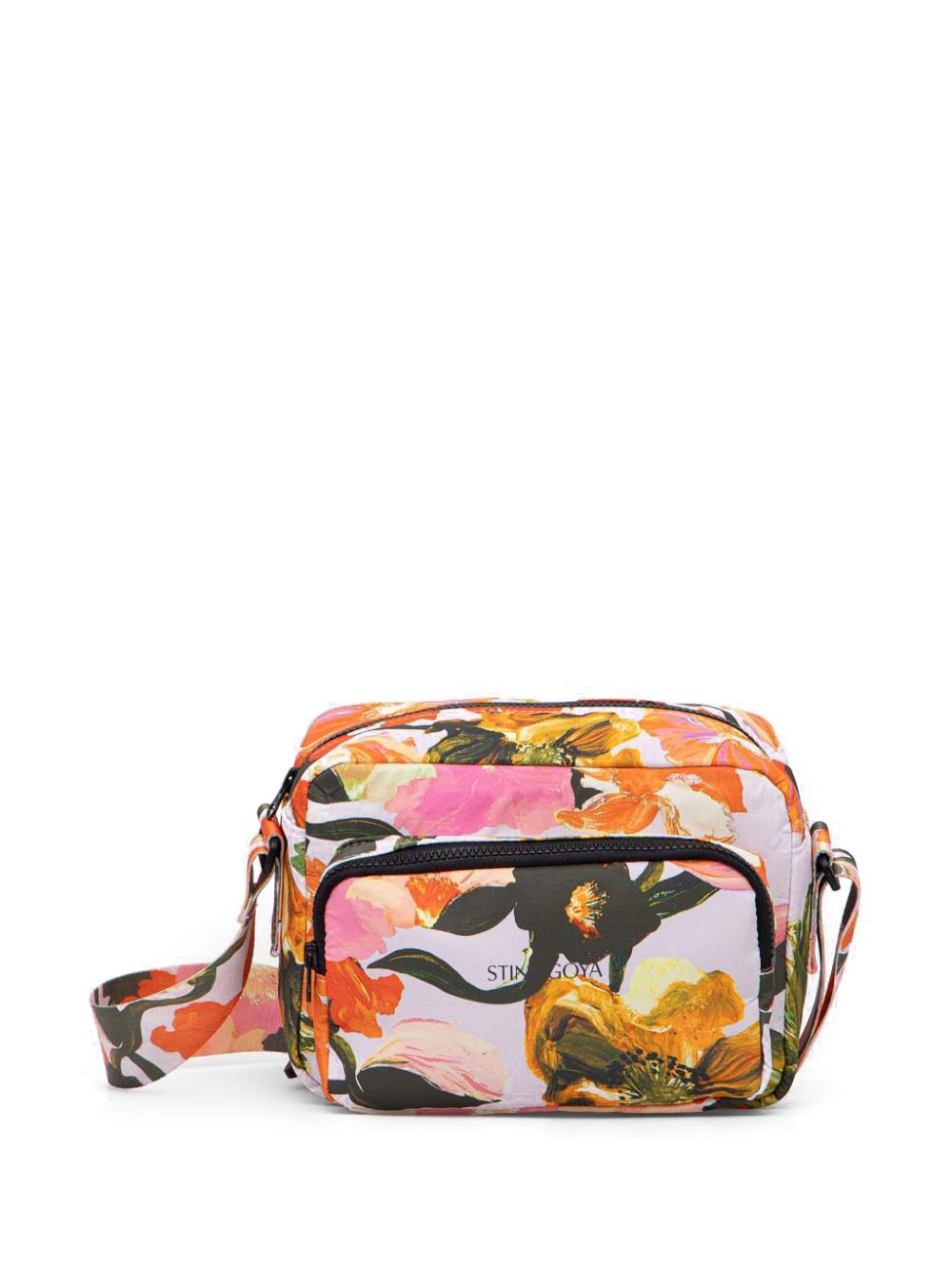 graphic-print crossbody bag