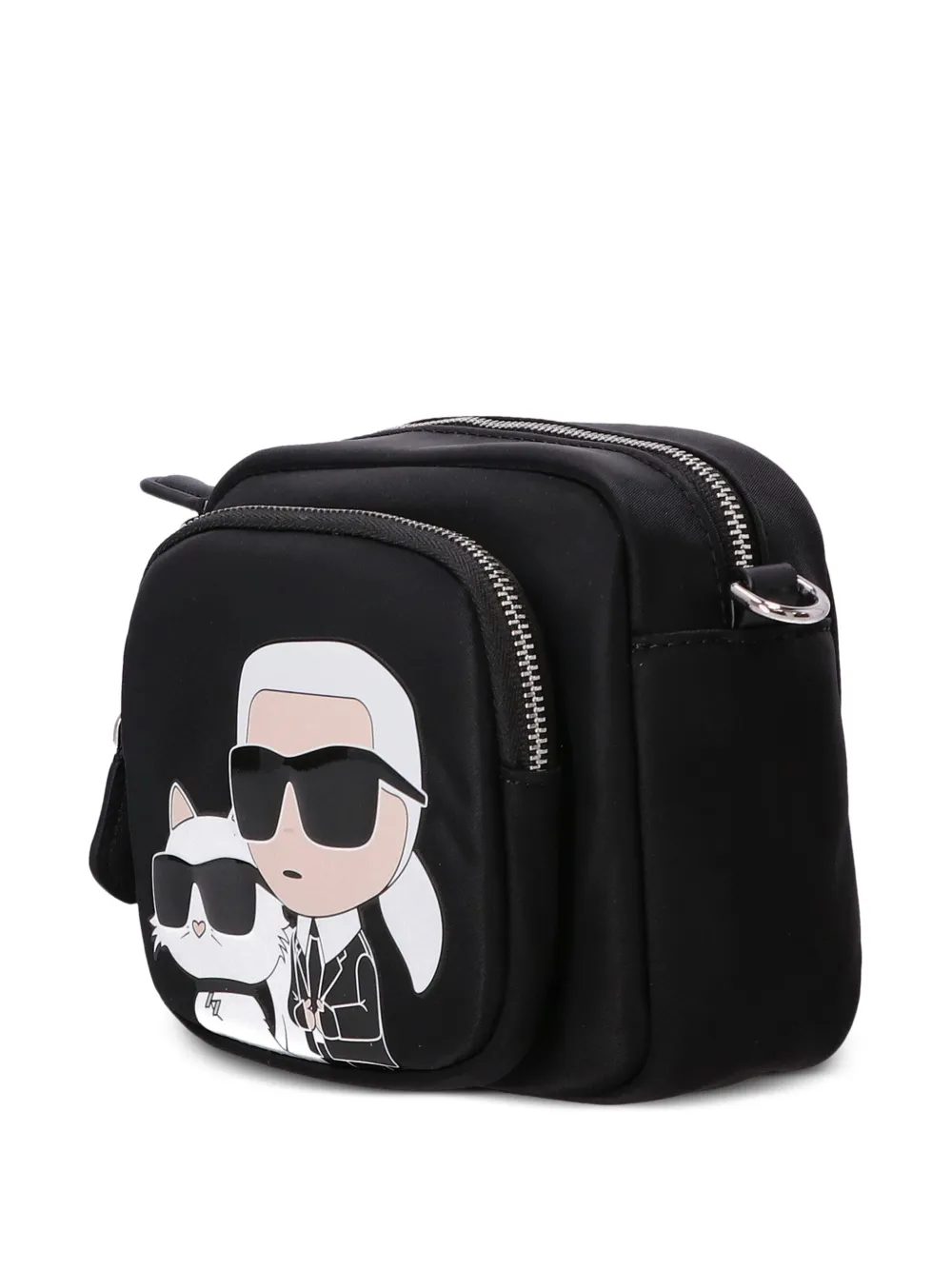 Karl Lagerfeld K Ikonik 2.0 crossbodytas Zwart