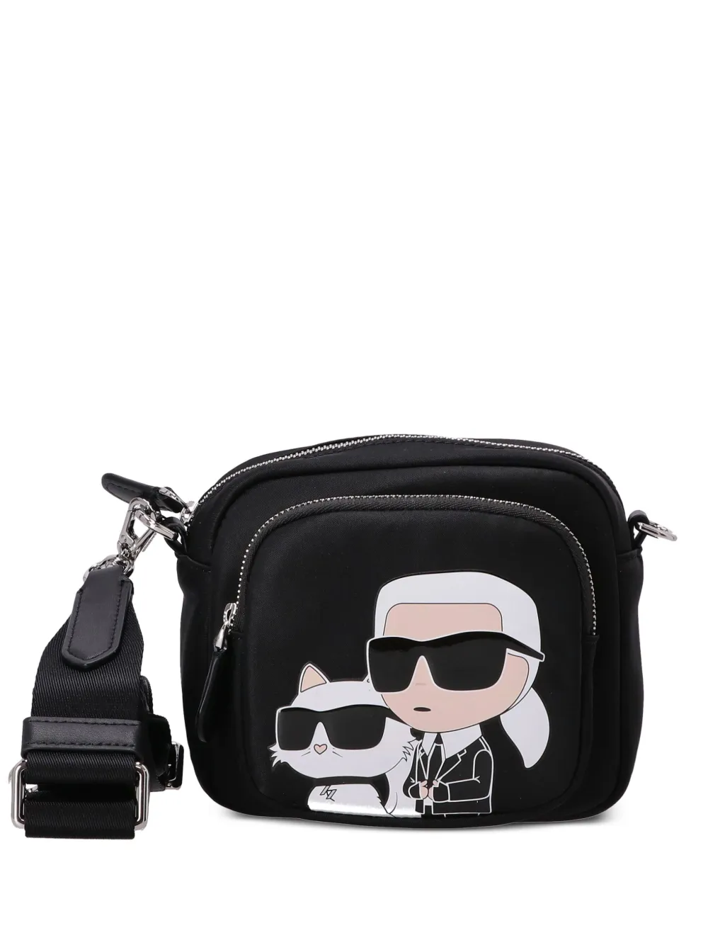 Karl Lagerfeld K Ikonik 2.0 crossbodytas Zwart