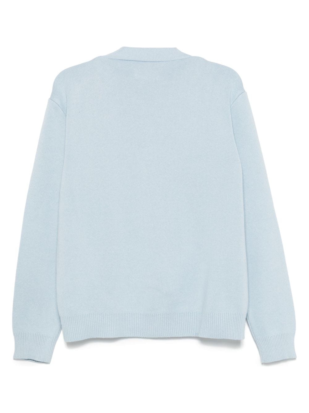 Shop Flâneur Signature Cardigan In Blue