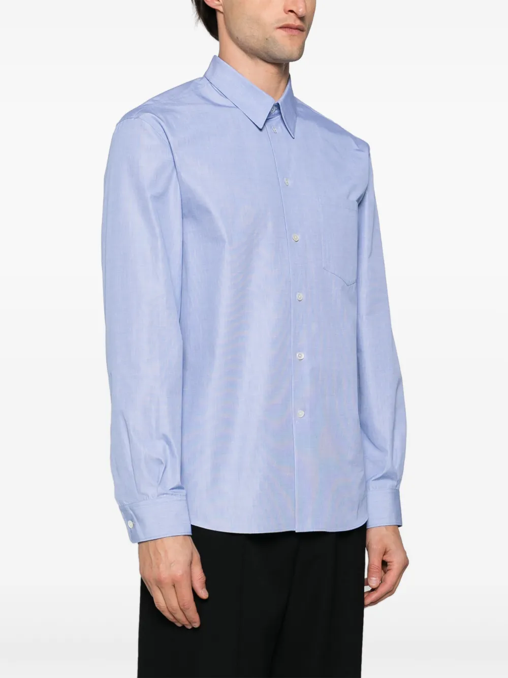 The Row Huguet Shirt In 蓝色