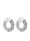 Aquazzura Scintilla hoop earrings - Silver