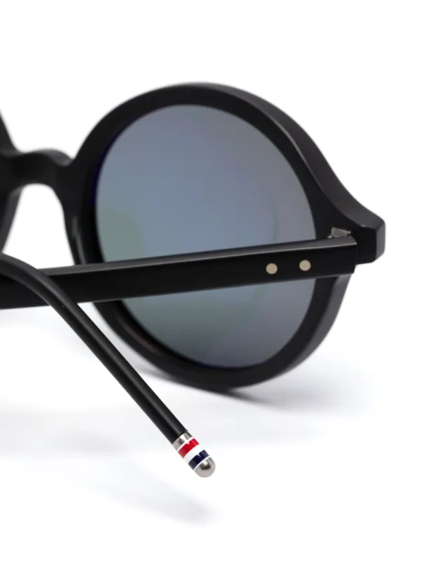 Thom Browne Eyewear ラウンドフレーム サングラス | ブラック 