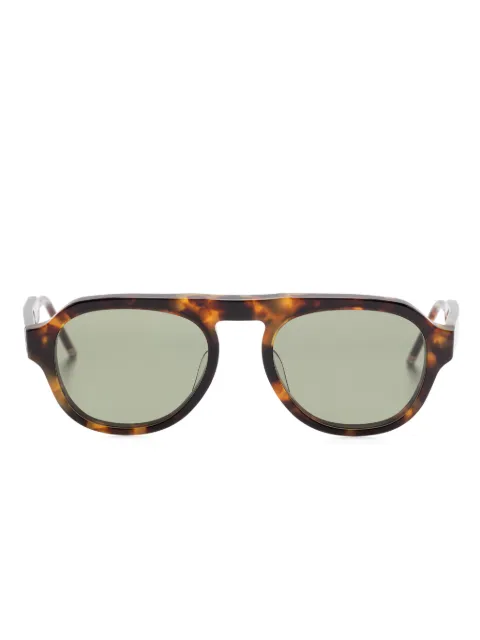 Thom Browne Eyewear lentes de sol con armazón ovalada