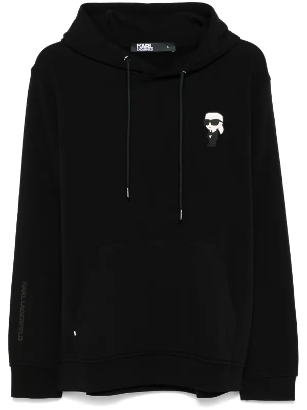 Karl lagerfeld logo hoodie online