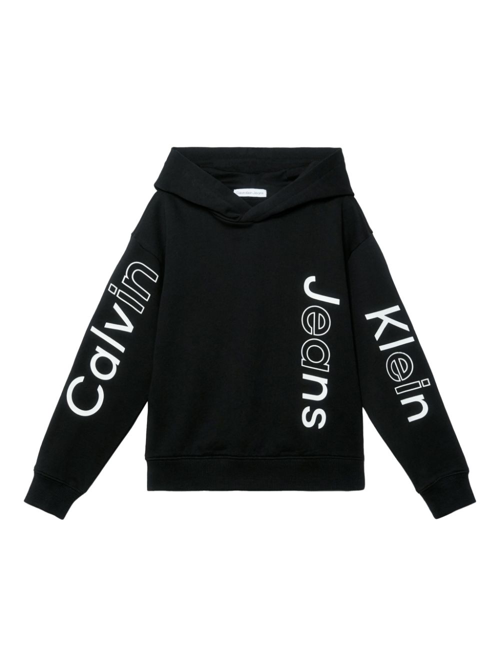 Calvin Klein Kids logo-print hoodie - Black