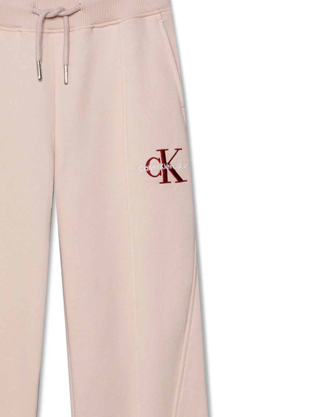 Calvin Klein Kids Broek met geborduurd logo - Roze