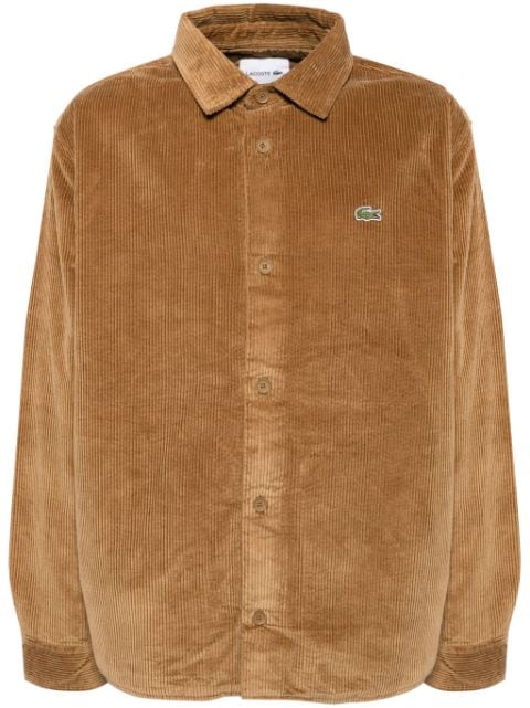 Lacoste oversized corduroy overshirt