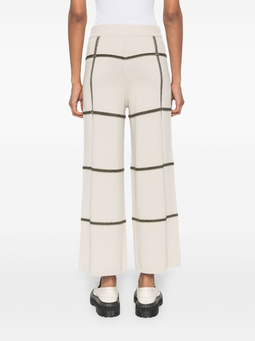 JOSEPH grid trousers Women