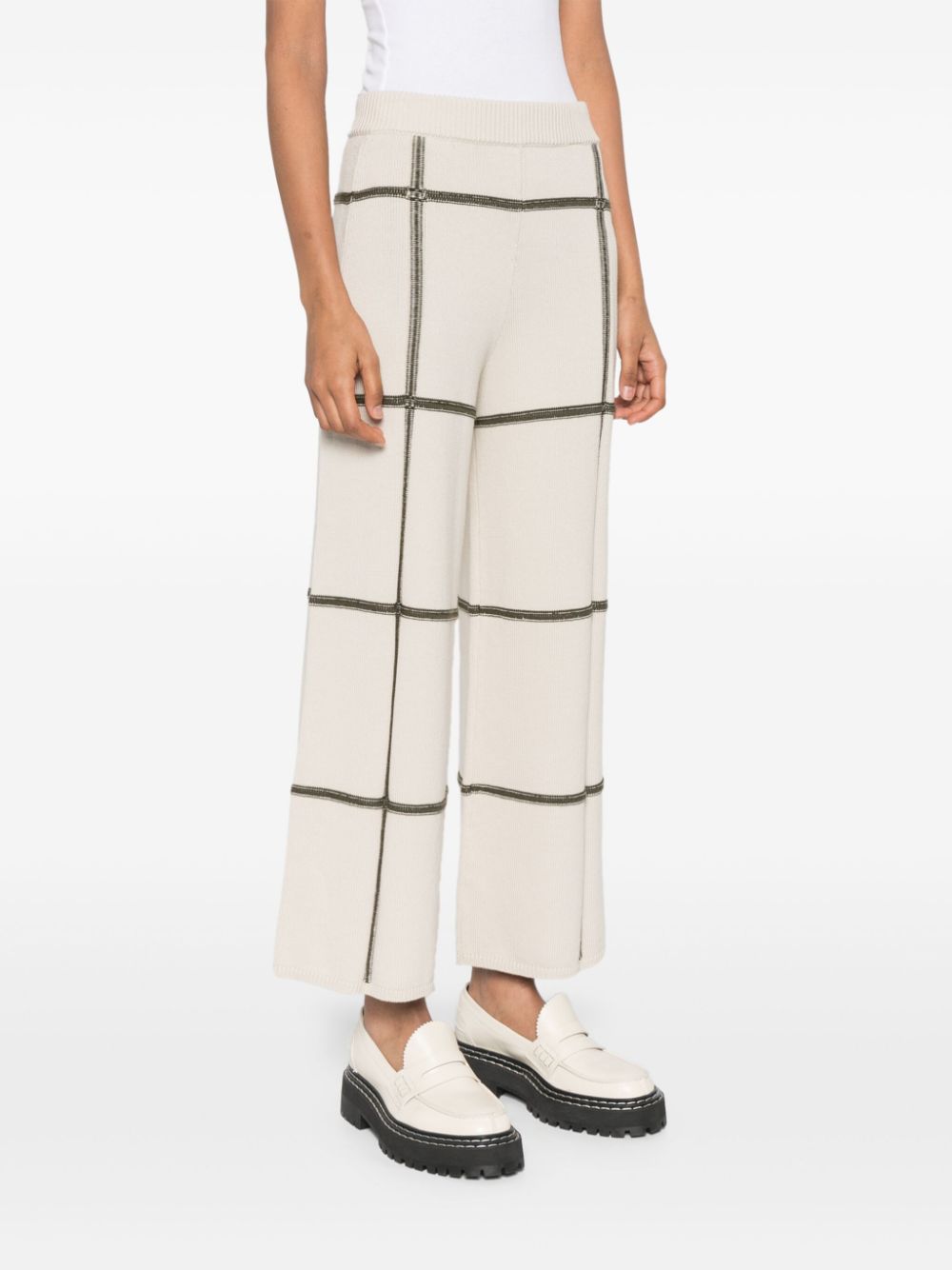 JOSEPH grid trousers Women