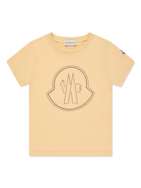 Moncler Enfant studded-logo T-shirt