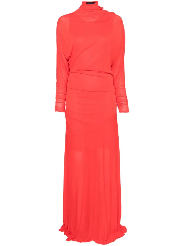 Proenza Schouler Paula Gown Red FARFETCH PH