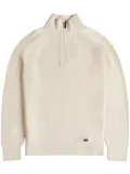 Tod's half-zip sweater - Neutrals