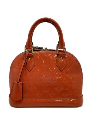 Louis Vuitton Pre-Owned 20th Century モノグラム ヴェルニ アルマ BB サッチェルバッグ | オレンジ |  FARFETCH JP