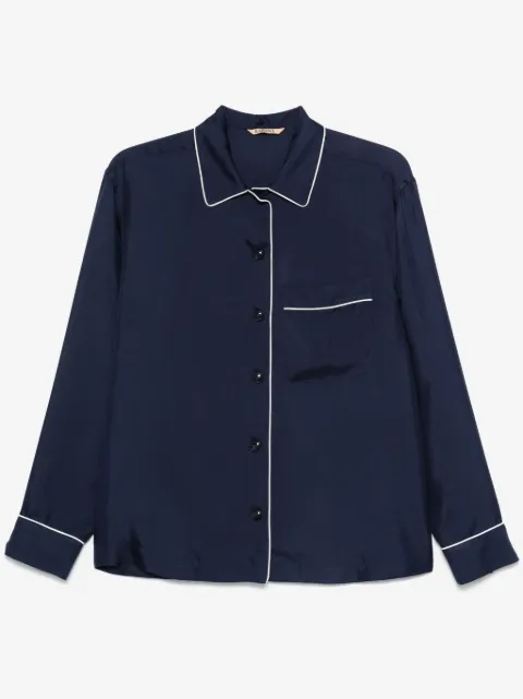 Barena piped-trim shirt