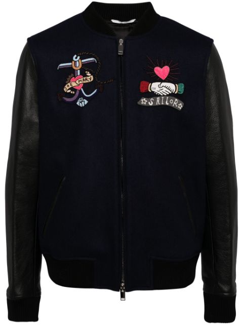 Valentino Garavani bead-logo detailing jacket