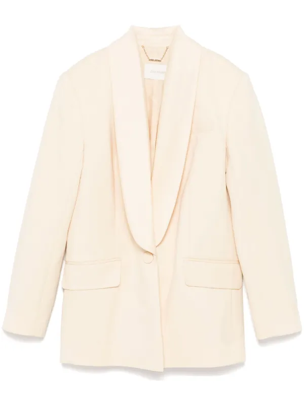 Zimmermann Illustration Blazer in Yellow