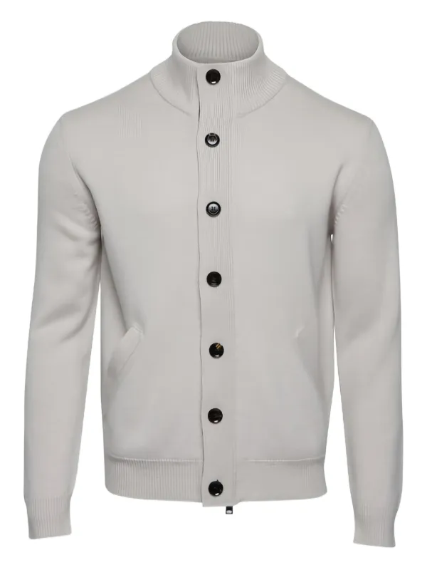 Brioni Cashmere Cardigan in Neutrals