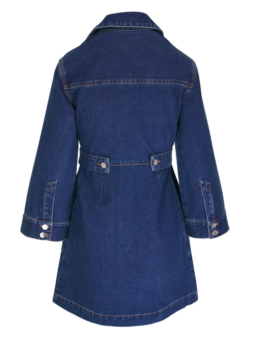 Shop Veronica Beard Mckinely Mini Shirt Dress In Blue