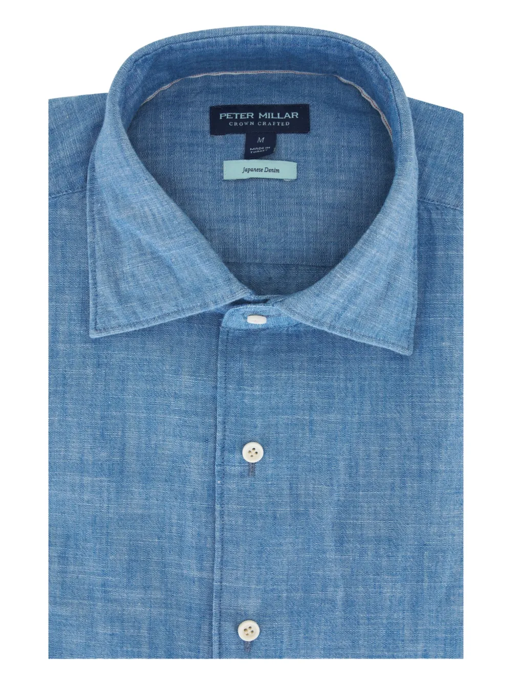 Peter Millar chambray button-up shirt | Blue | Image 1