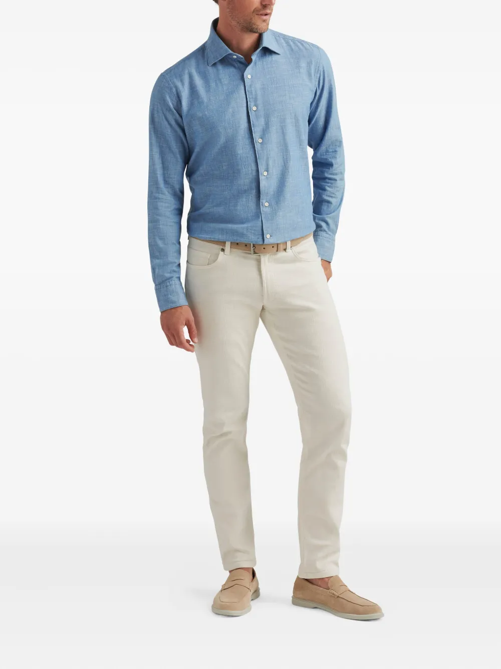 Peter Millar chambray button-up shirt | Image 2