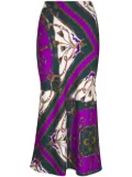 Veronica Beard printed skirt - Green