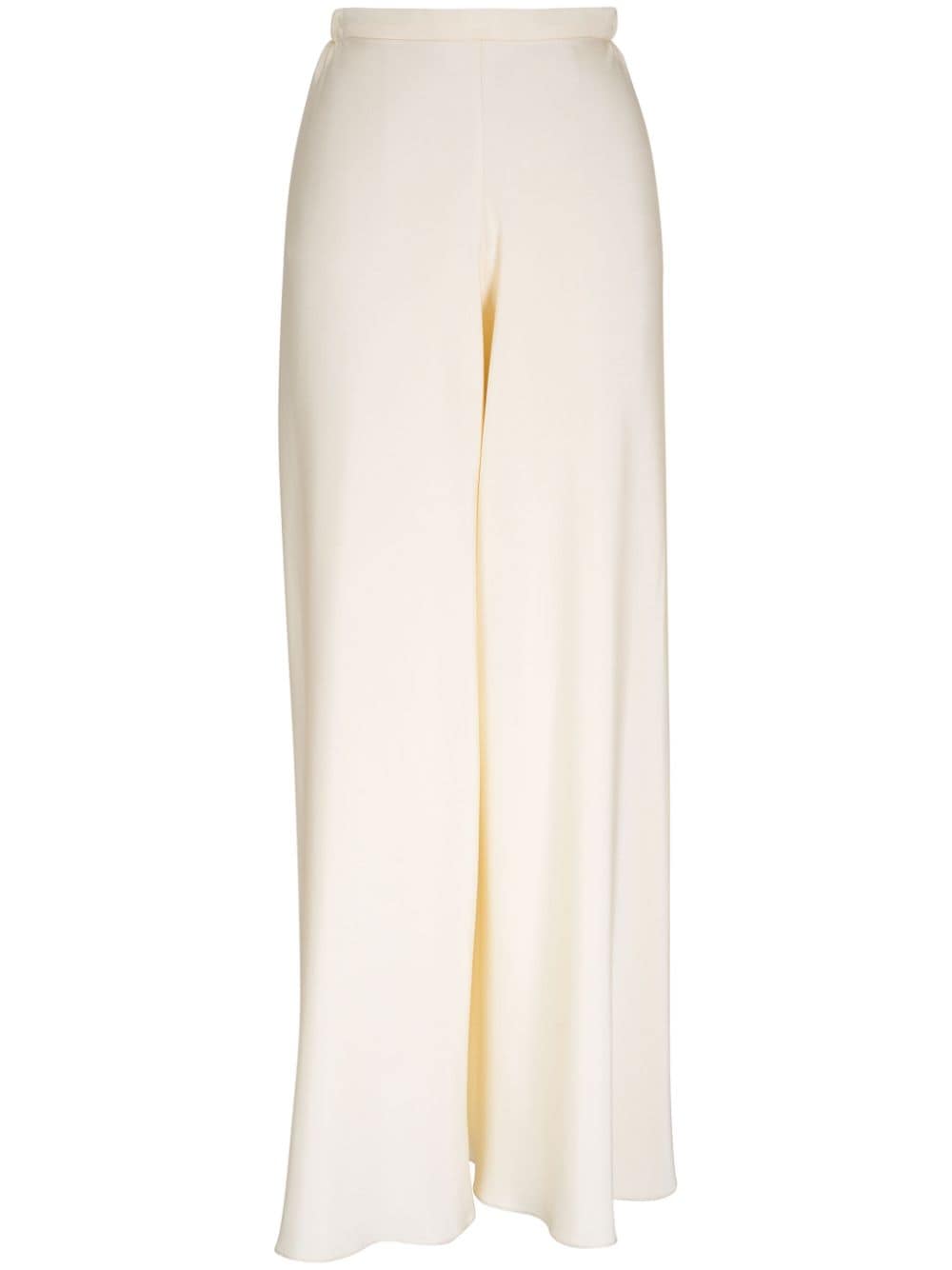 Shop Peter Cohen Silk Palazzo Pants In Neutrals