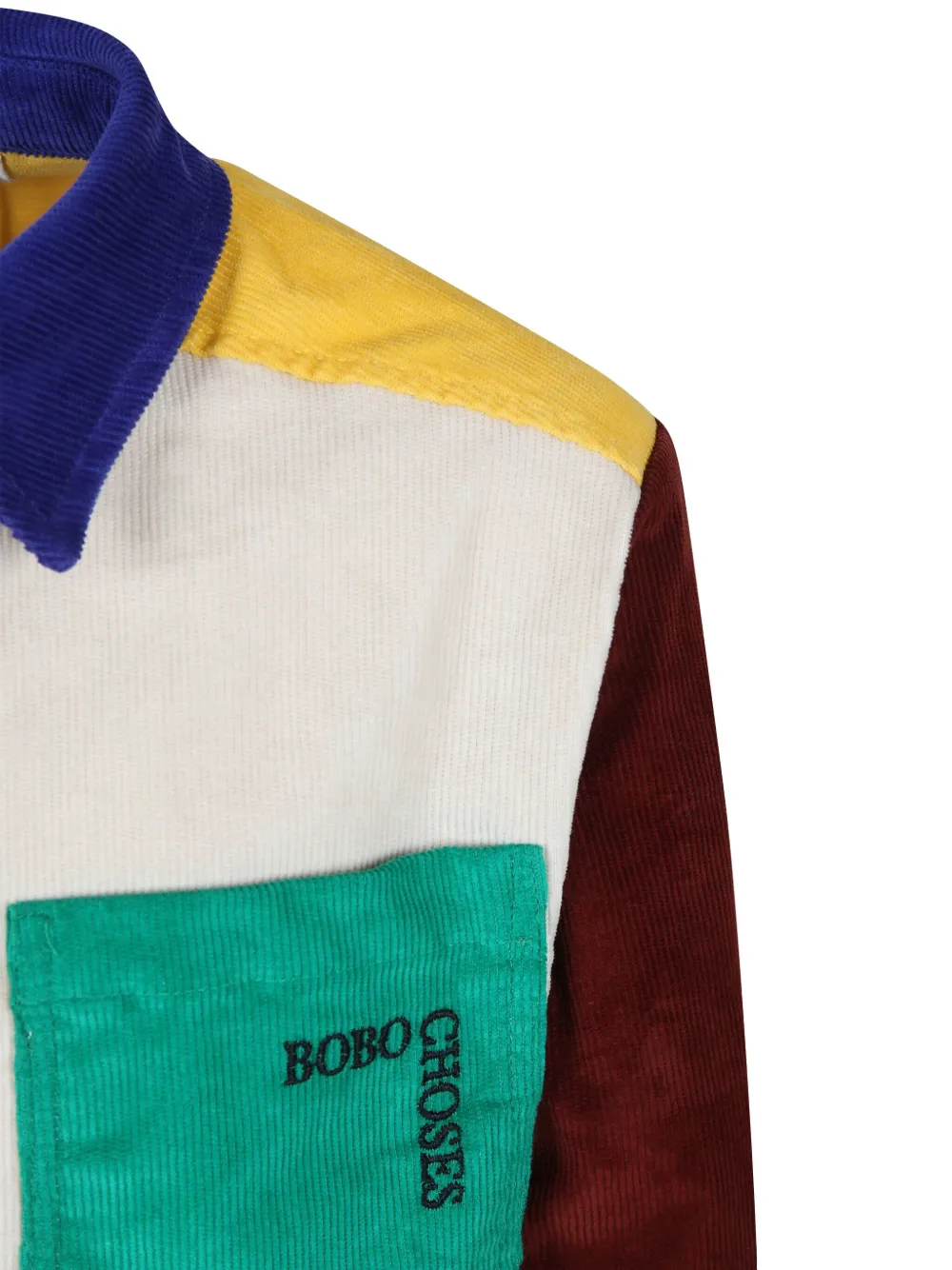 Bobo Choses Shirt met colourblocking Wit