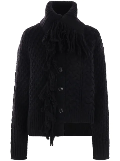 Y's cable-knit cardigan