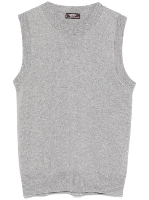 Peserico metallic-threading top