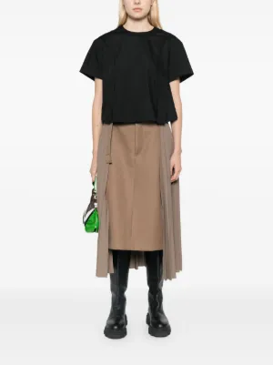 sacai 2020SS シースルー トップス プリーツ レイヤード