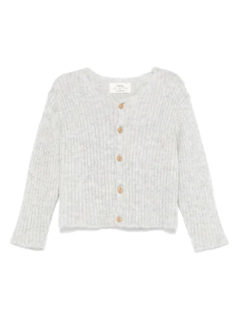 TEDDY & MINOU Cardigan de tricô canelado