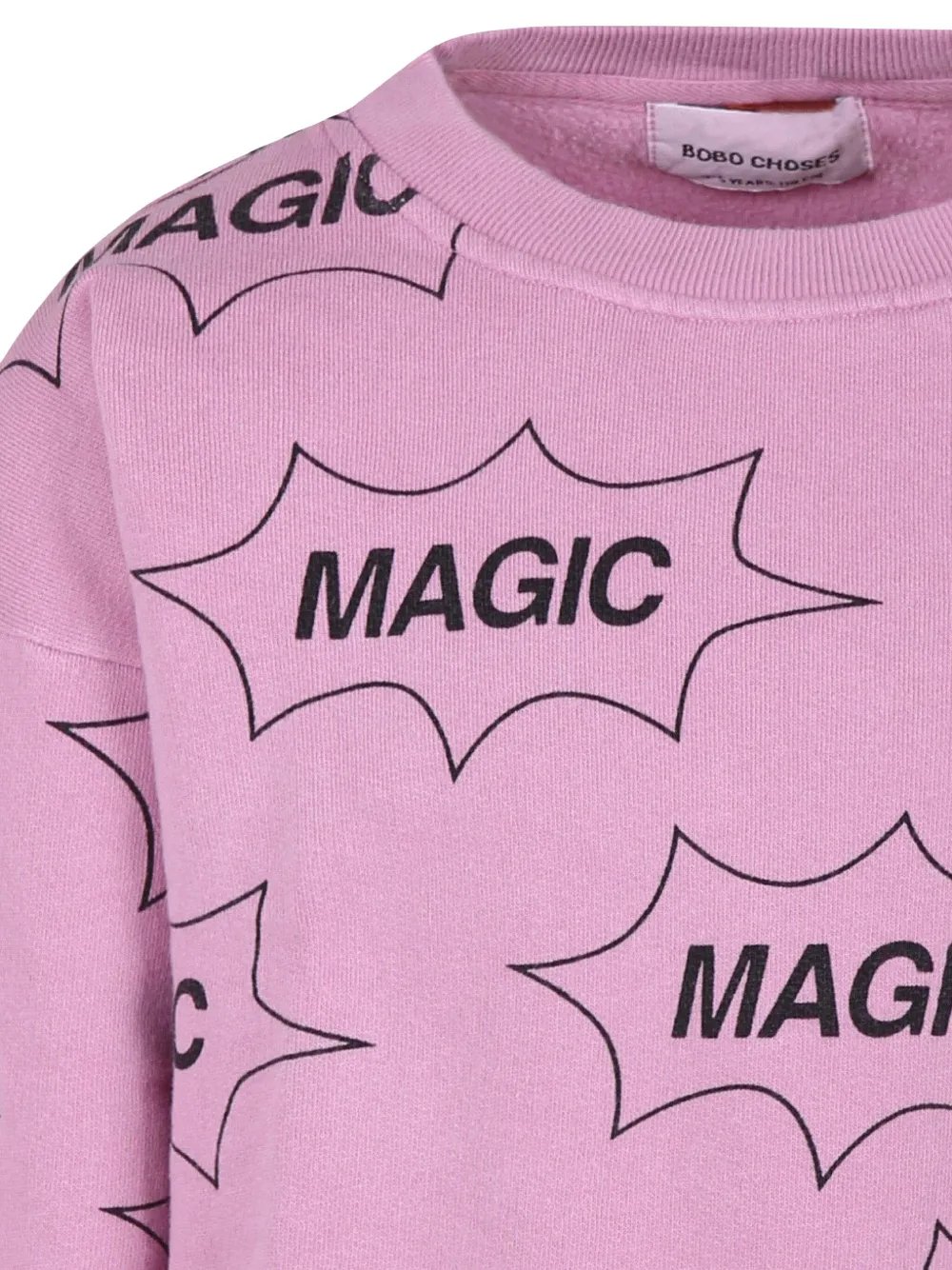 Shop Bobo Choses Slogan-print Sweatshirt In Pink