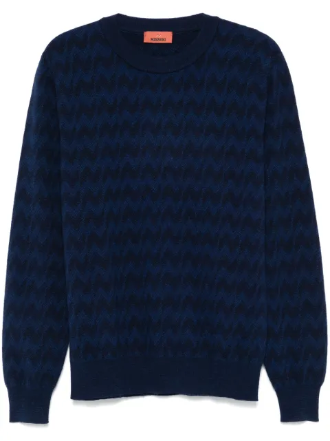 Missoni zigzag-woven crew-neck sweater