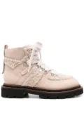 Peserico leather hiking boots - Neutrals