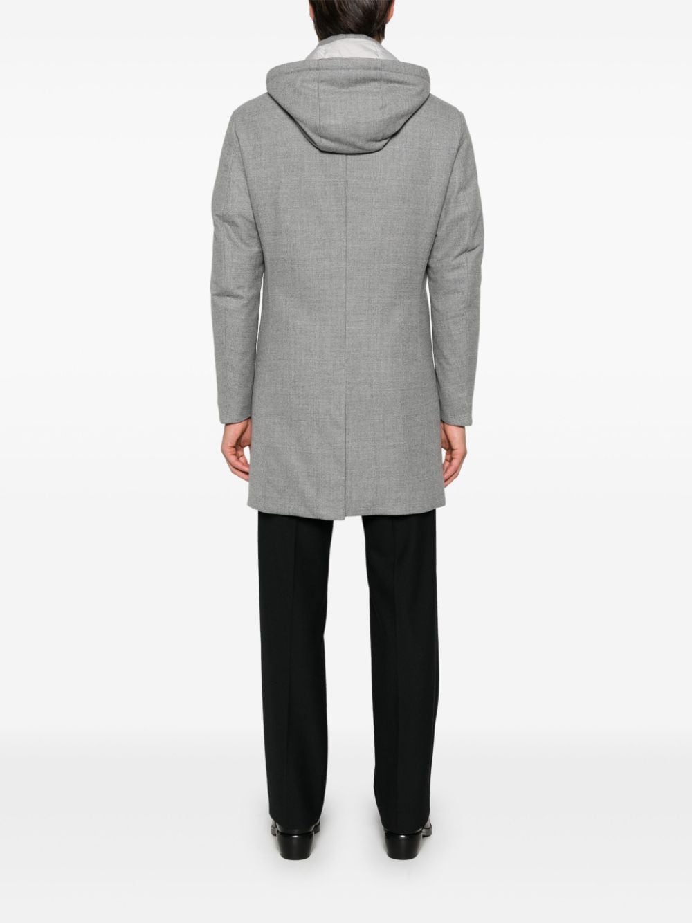 Shop Montecore Padded Coat In Grey