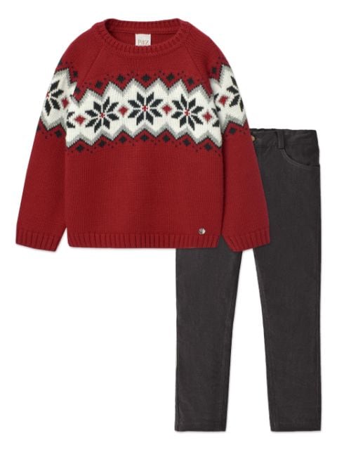 Paz Rodriguez fair isle-knit sweater 