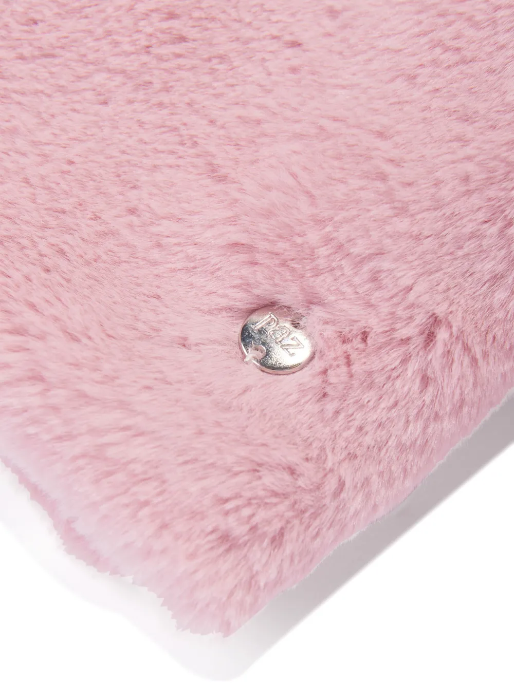 Paz Rodriguez Faux-shearling Single-breasted Coat In 粉色